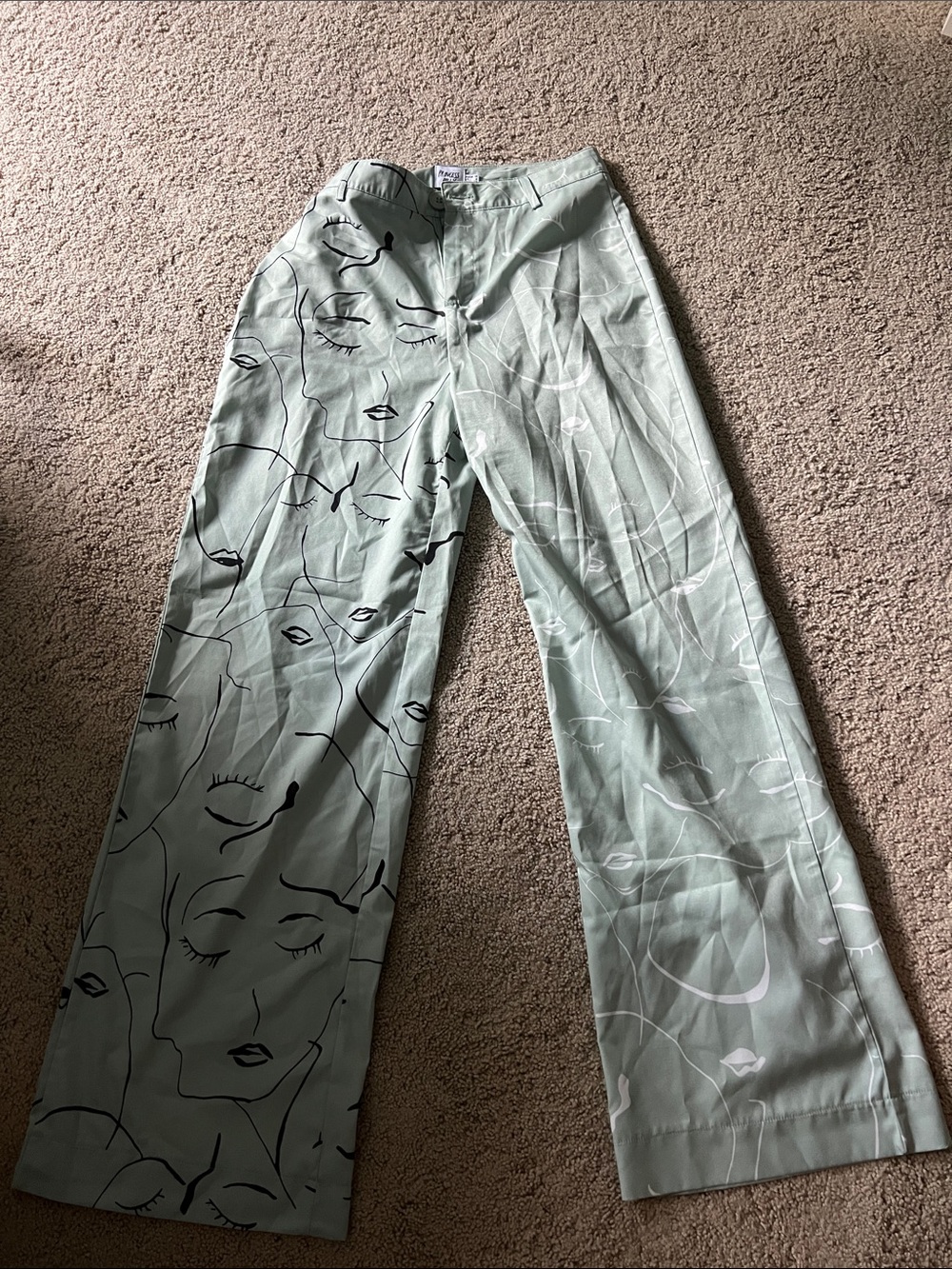 Satin face slacks